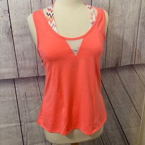 Lucky in Love tank size 16 orange New without tags
